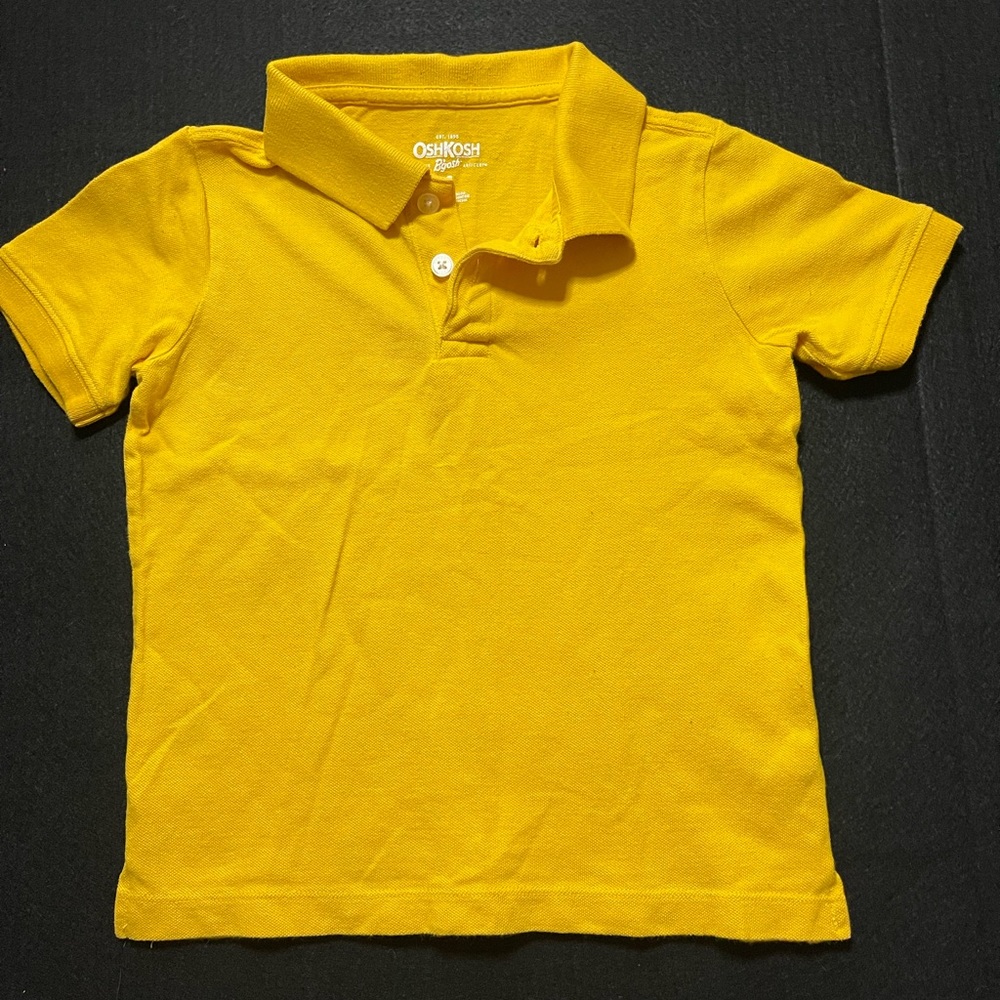 OshKosh BGosh Mustard Yellow Polo size 6 Shirt